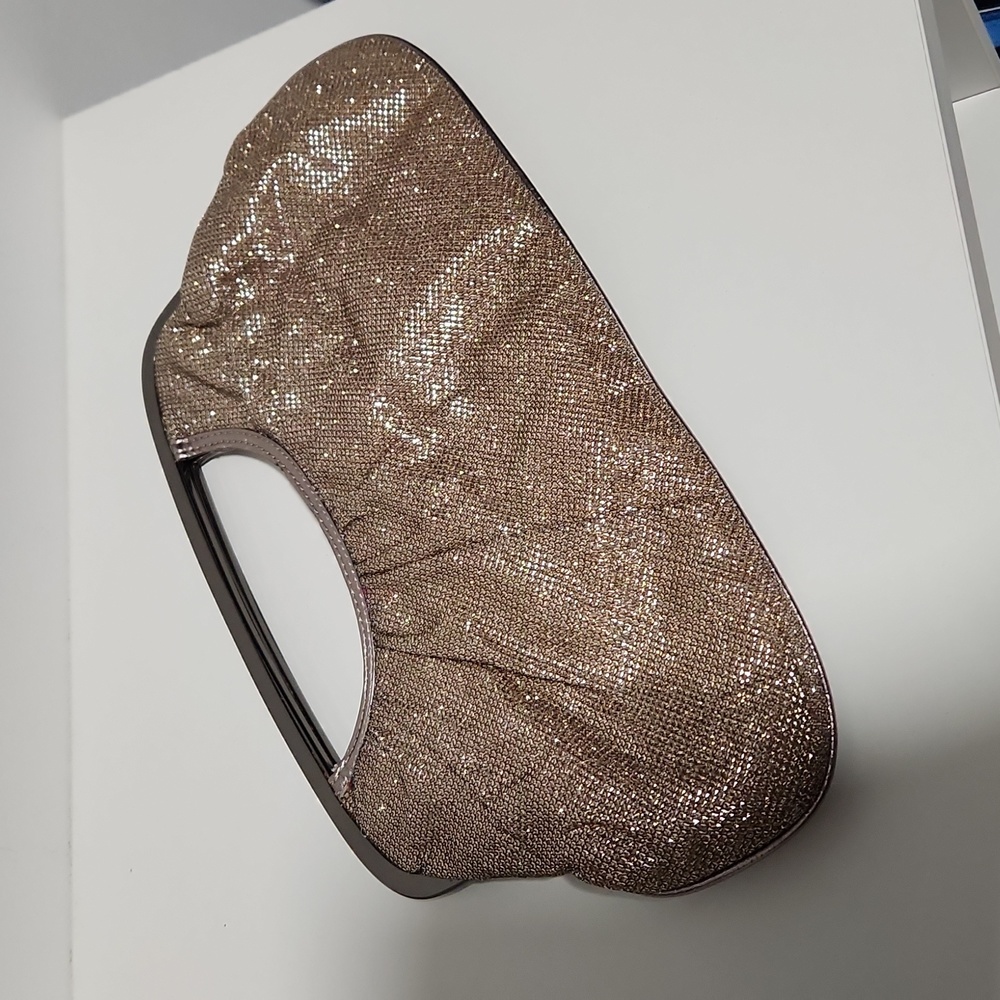 NWT Express clutch- gold/silver
